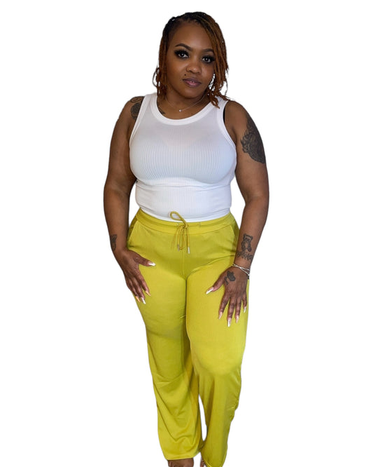 BELLA EVERYDAY PANTS (LEMON GINGER)