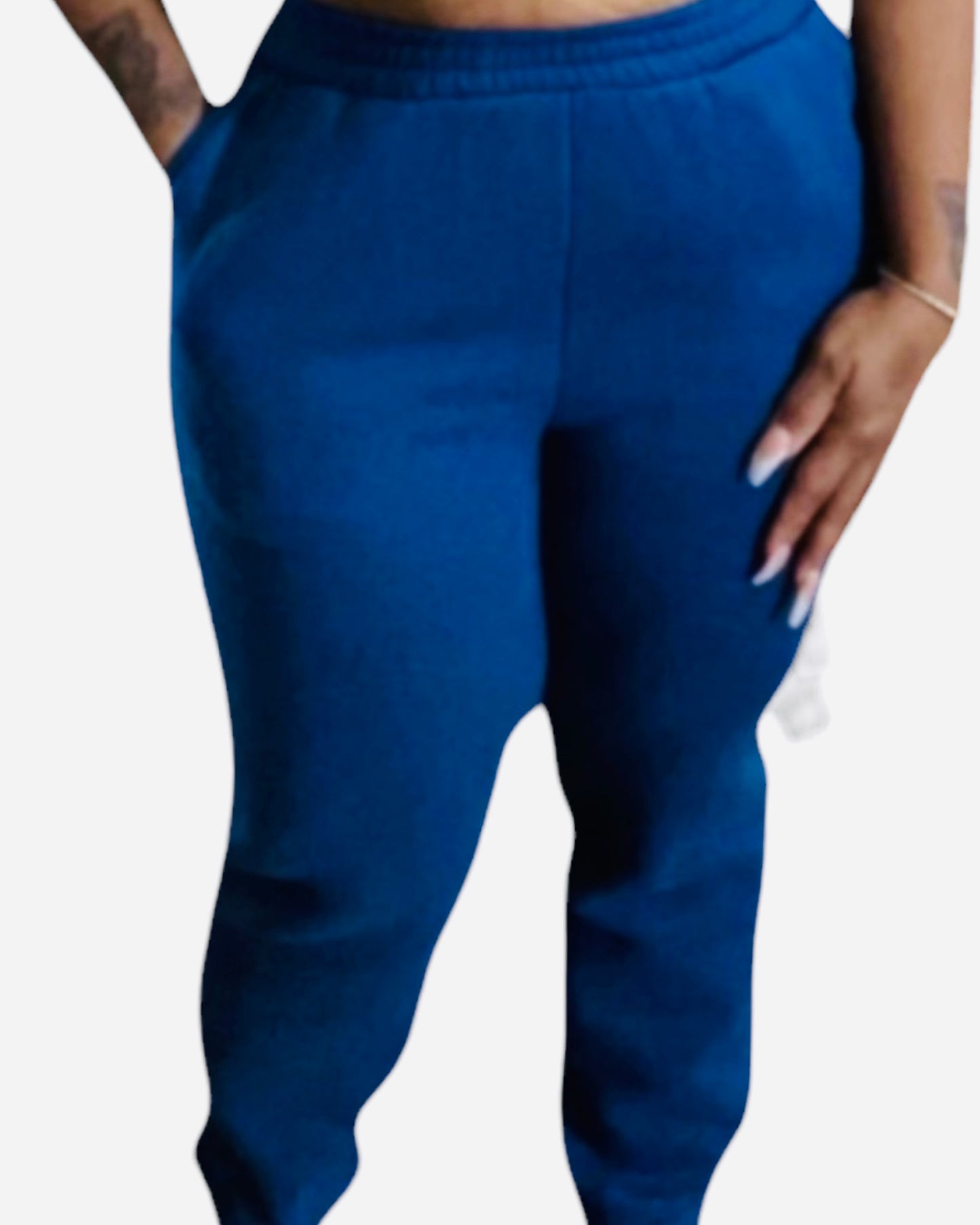 FLEECE JOGGERS (BLUE)