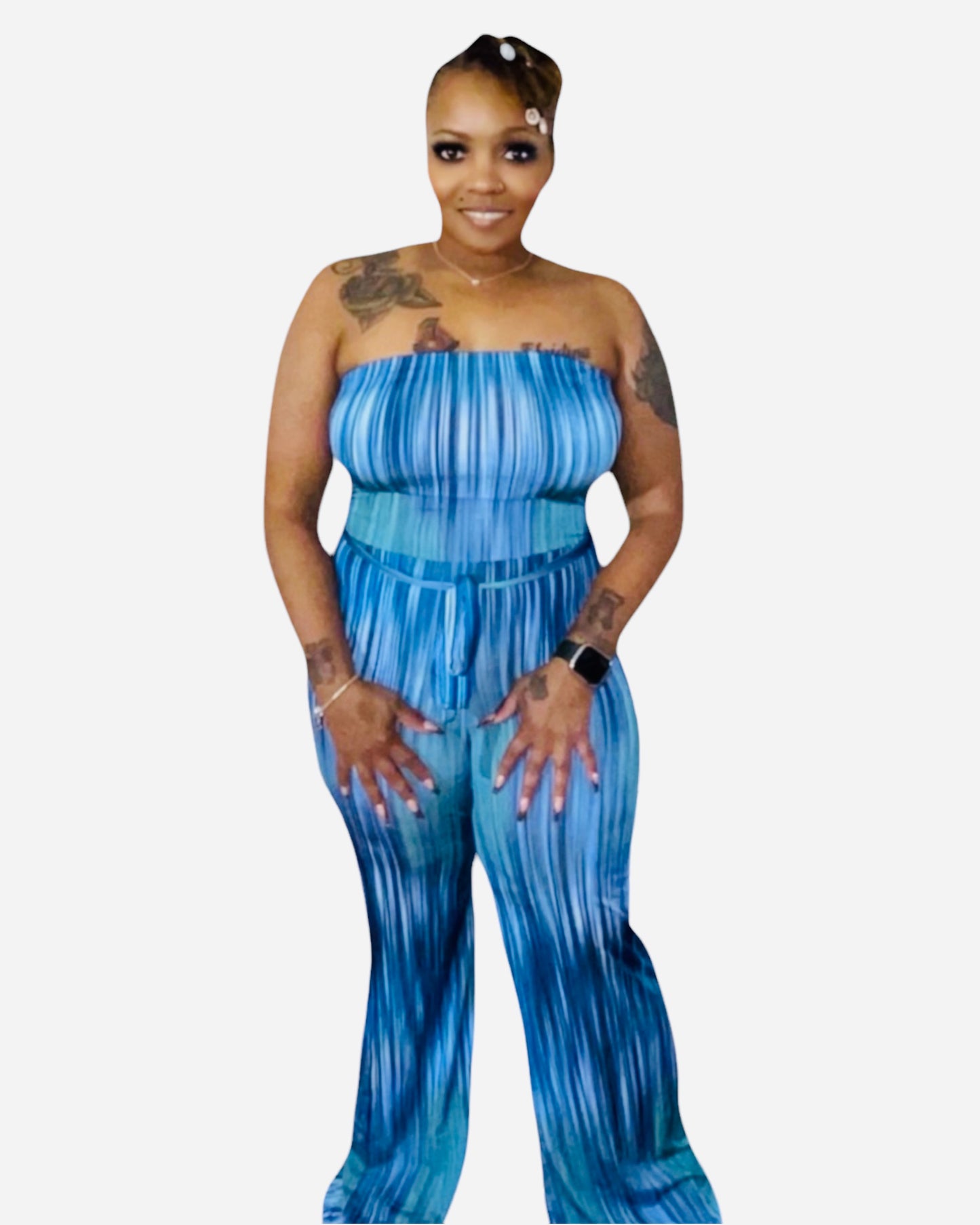 BLUE BLISS JUMPSUIT