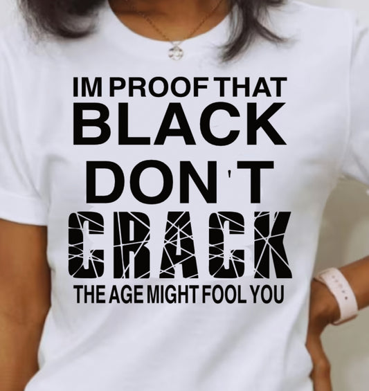 BLACK DON’T CRACK GRAPHIC TEE